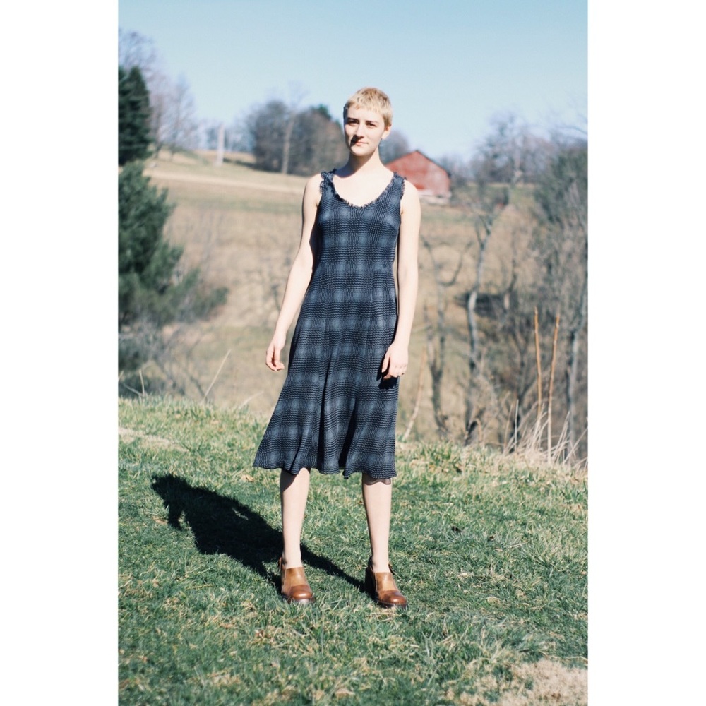 Vintage 100% silk dress